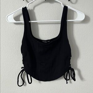 Fashion Nova Tie Corset Top